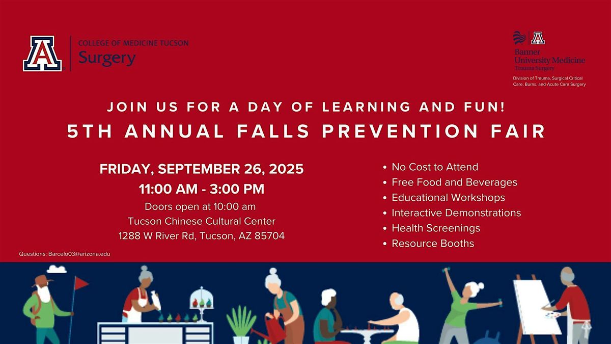 COM-T Surgery Department University of Arizona's Falls Prevention Fair '25