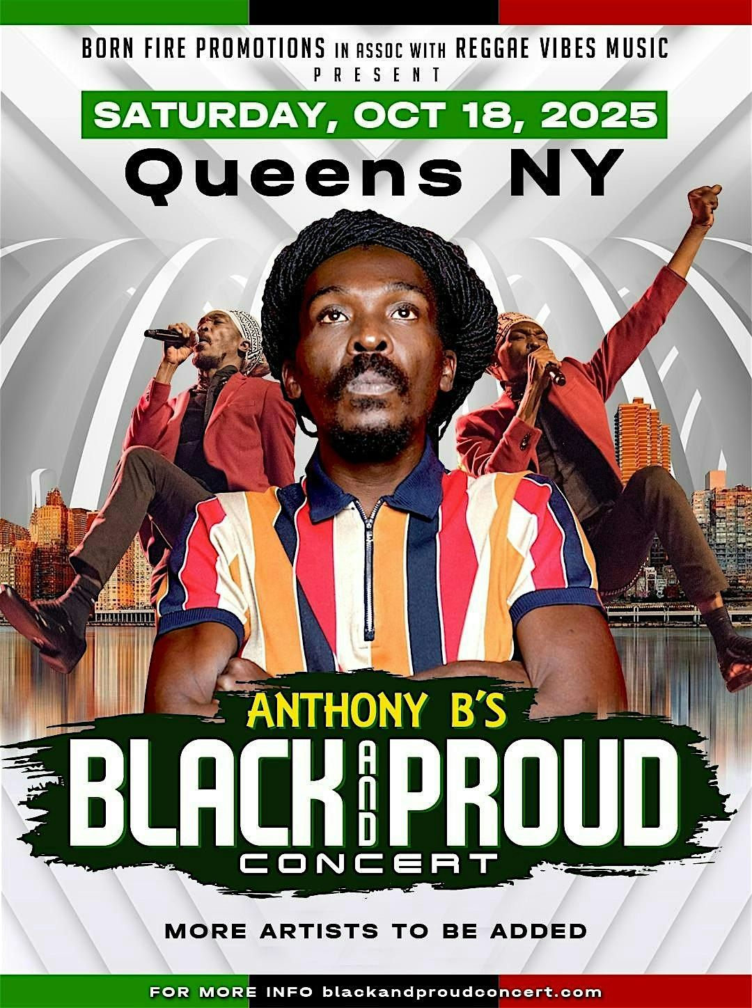 Anthony B's Black and Proud Reggae Concert 2025 Queens New York