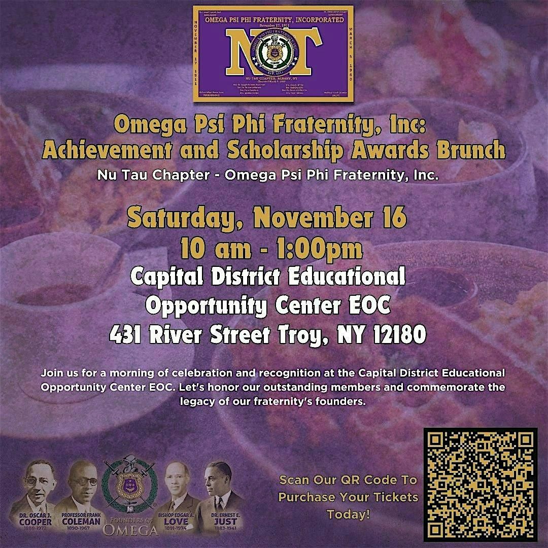 Omega Psi Phi Fraternity, Inc: Achievement and Scholarship Awards Brunch