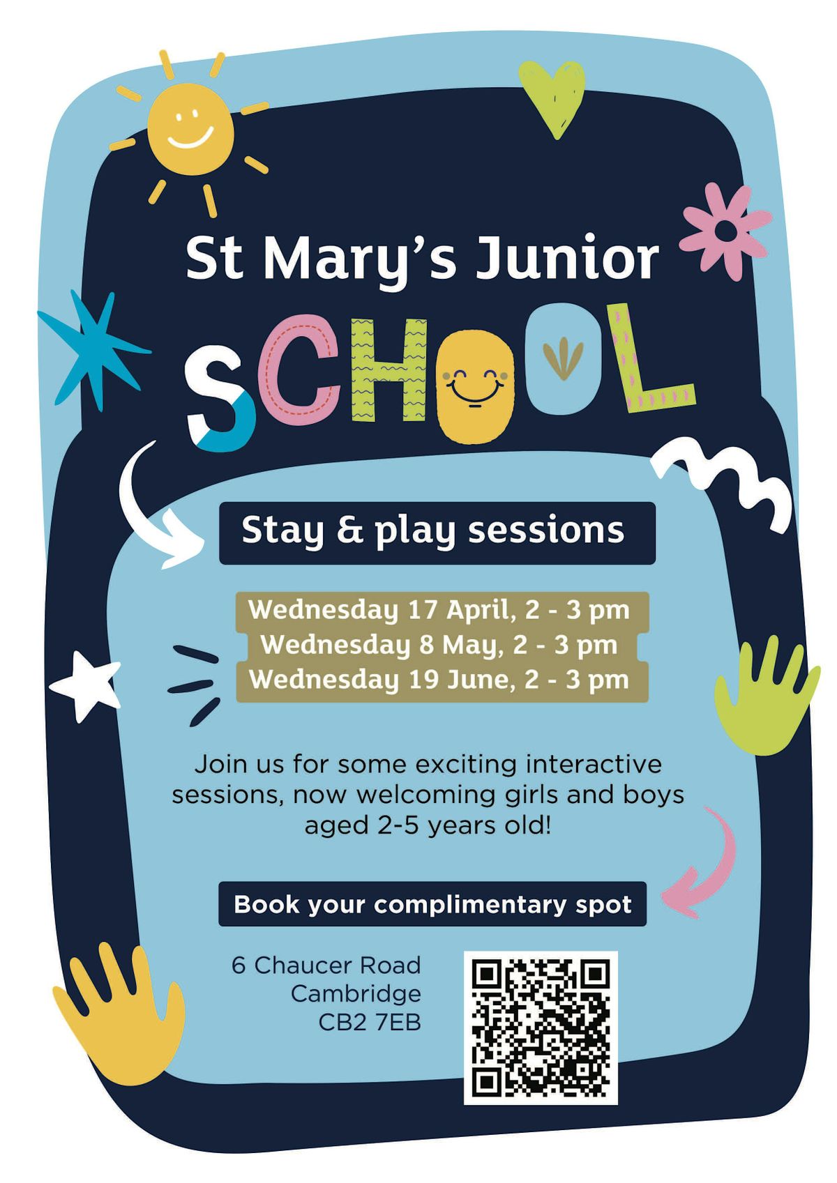 St Mary's junior stay and play session - May