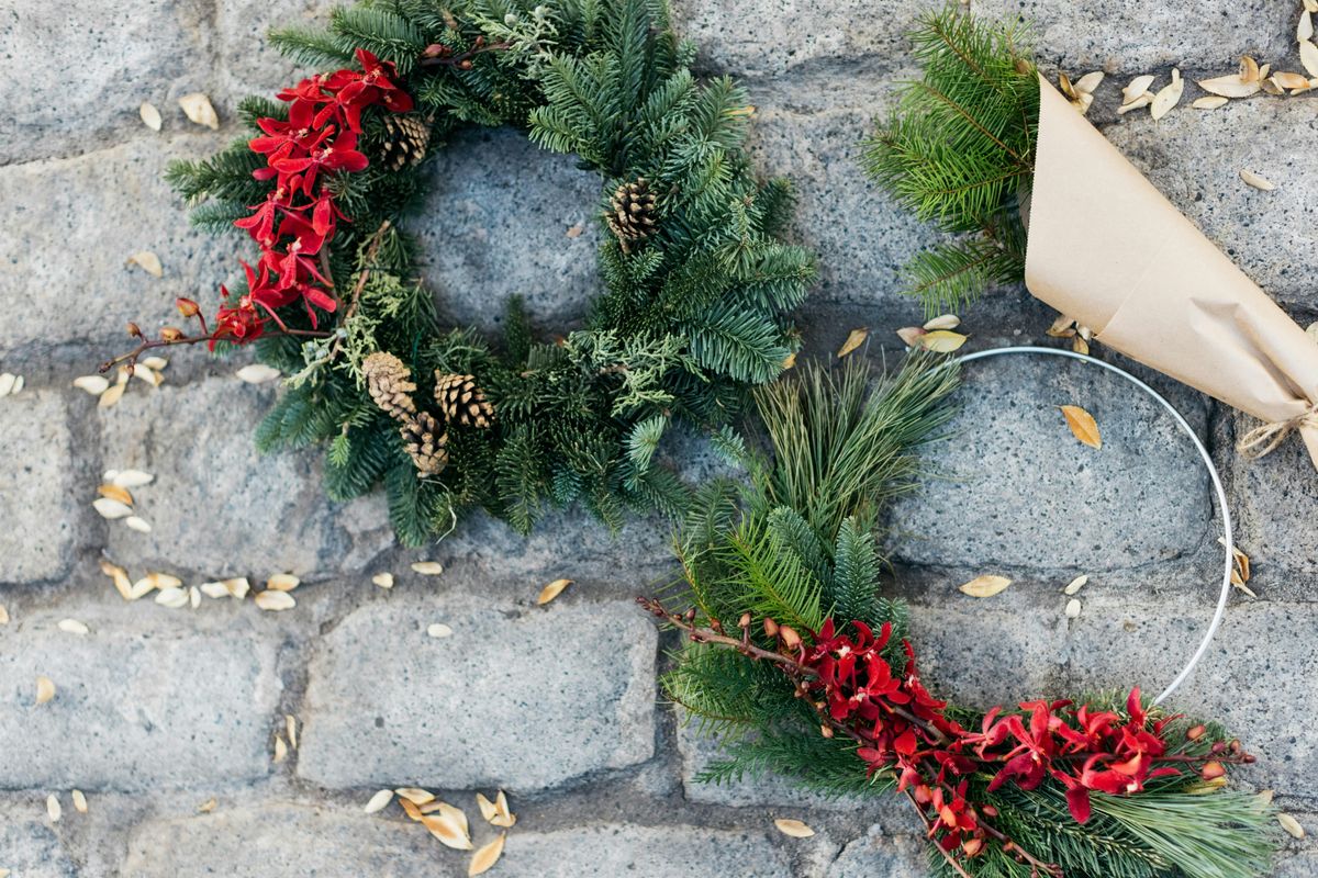 Holiday Wreath Crafting