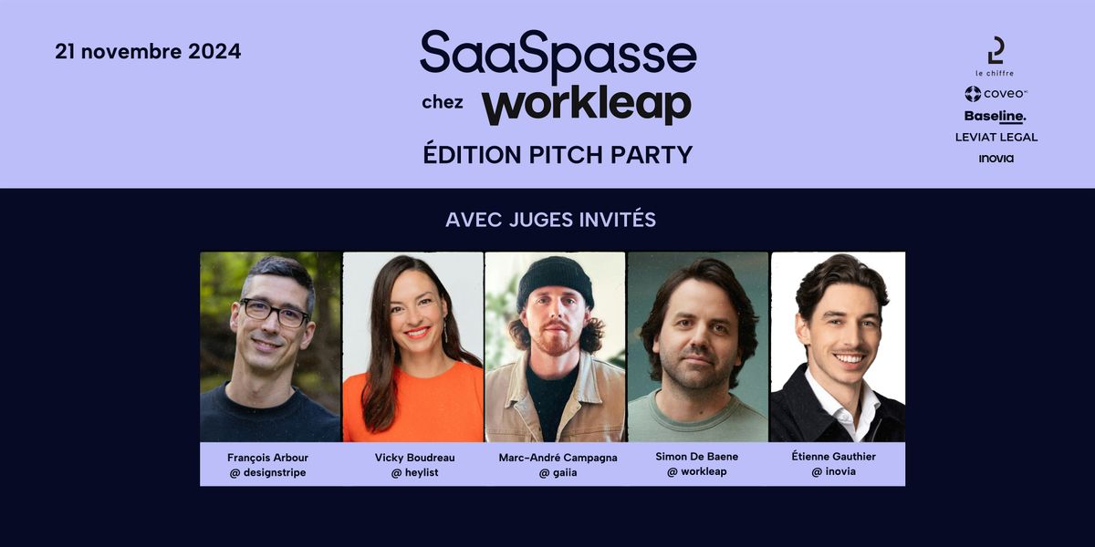 SaaSpasse Pitch Party