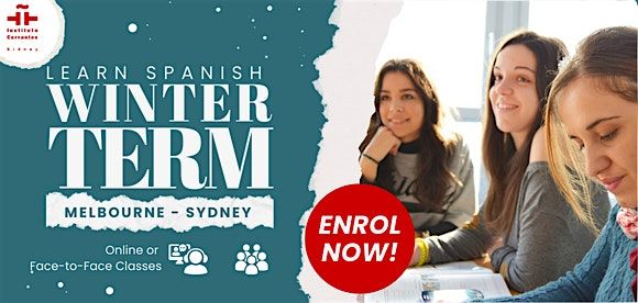 SPANISH  BEGINNERS  A1.1 -FACE TO FACE  MELBOURNE -MONDAYS  3 hr\/wk -30 HRS