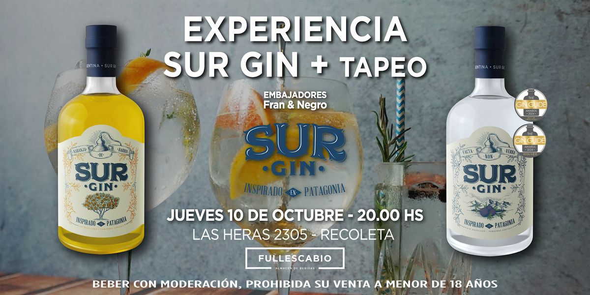 EXPERIENCIA SUR GIN + TAPEO