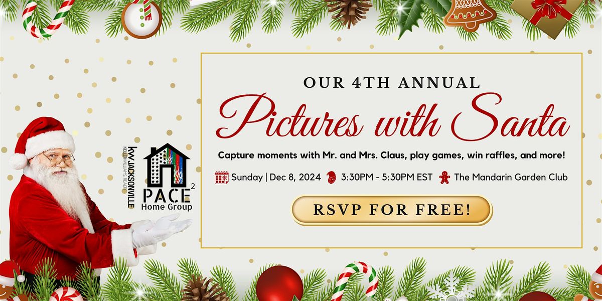 Join Us for Our 4th Annual Pictures with Santa!