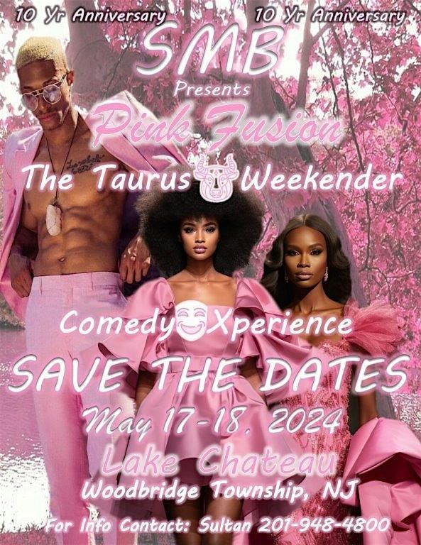 SMB 10 YRS ANNIVER\/GOES PINK & WHITE TUARUS WEEKENDER\/ SMB COMEDY XPERIENCE