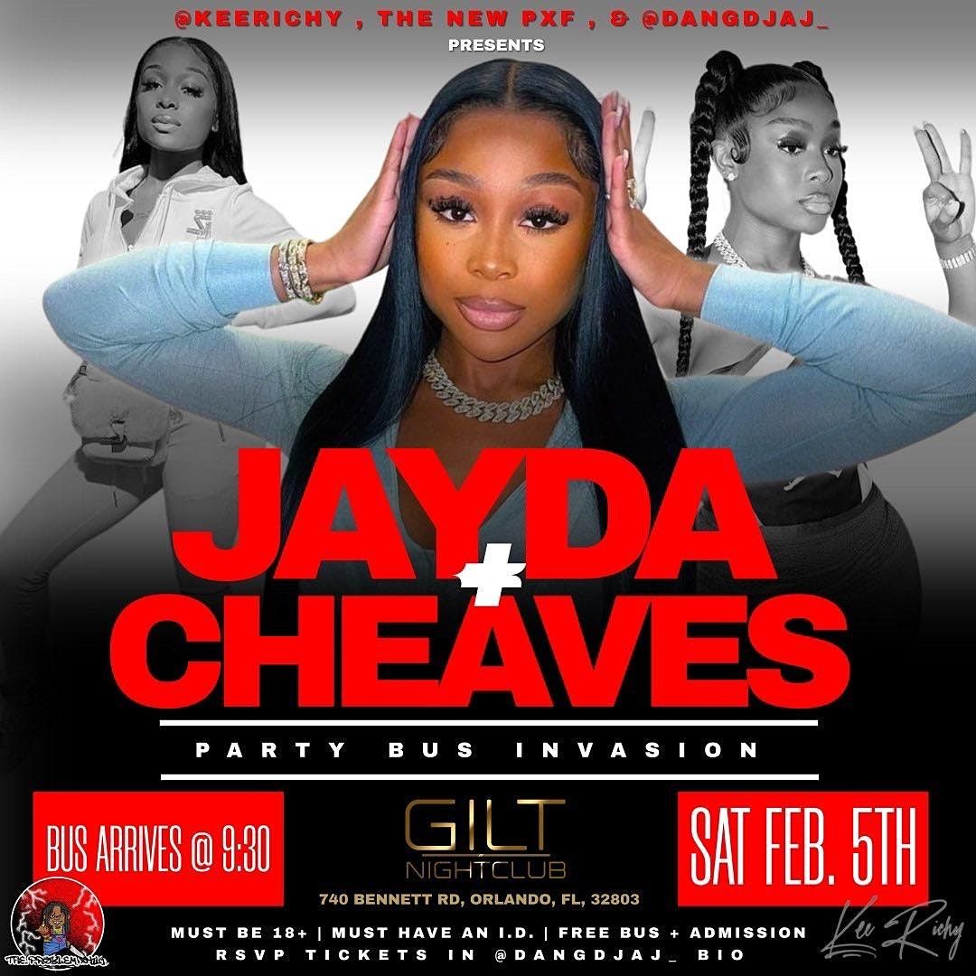 JAYDA CHEAVES PARTIES W\/ BCU