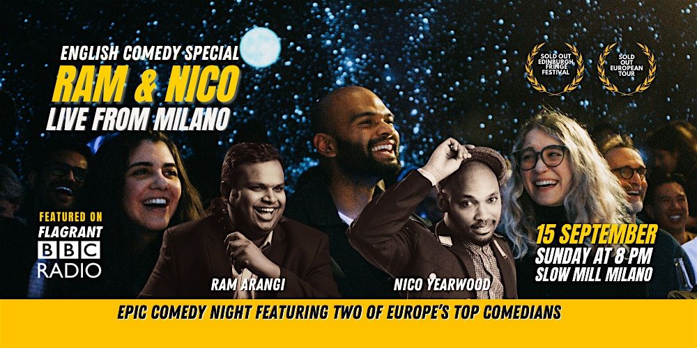 Ram & Nico -  Stand up Comedy in English - Milano