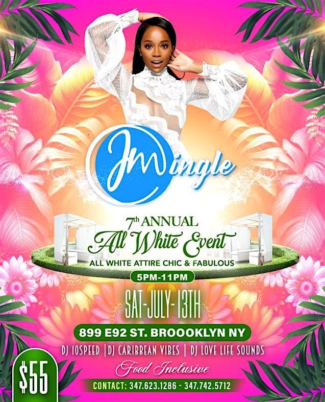 J Mingle- All White Event