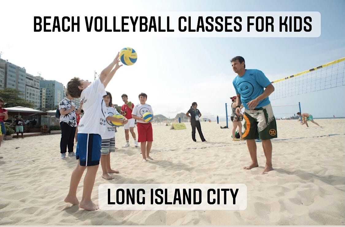 Kids Beach Volleyball Classes at Long Island City, Hunter's Point South Park, Queens, 22 October