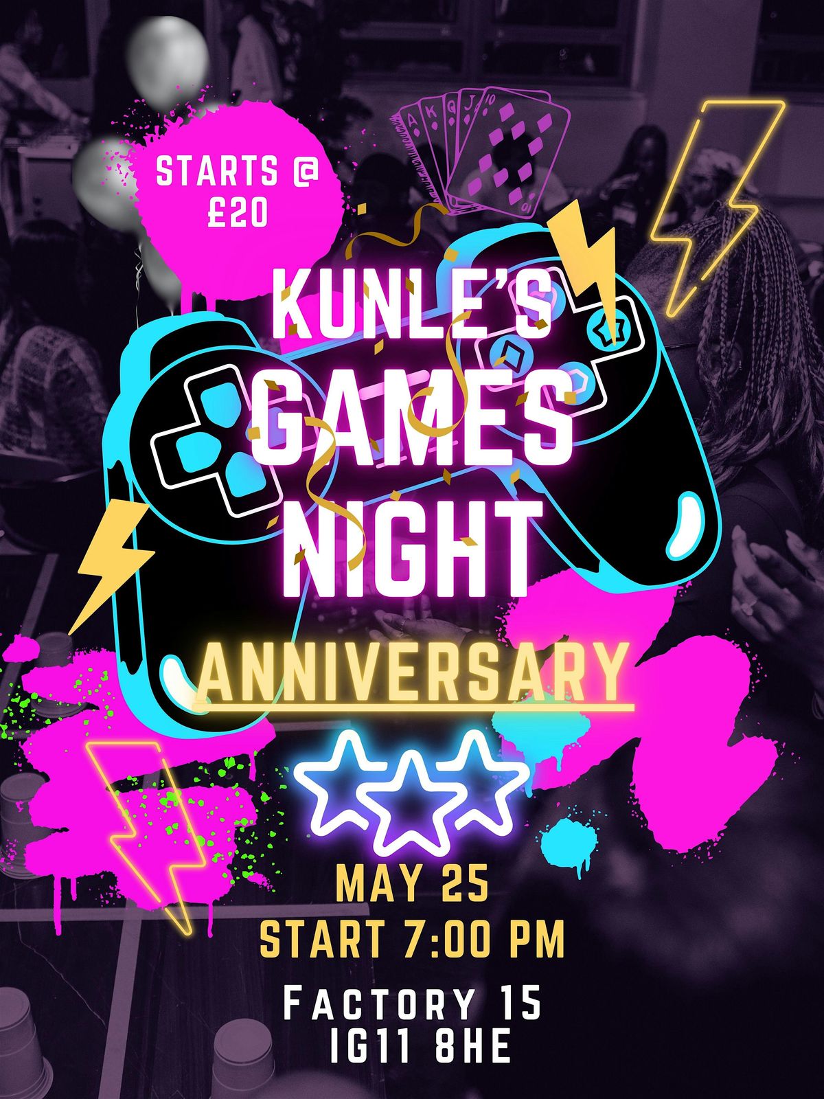 Kunle\u2019s Games Night - Anniversary\/Birthday Edition