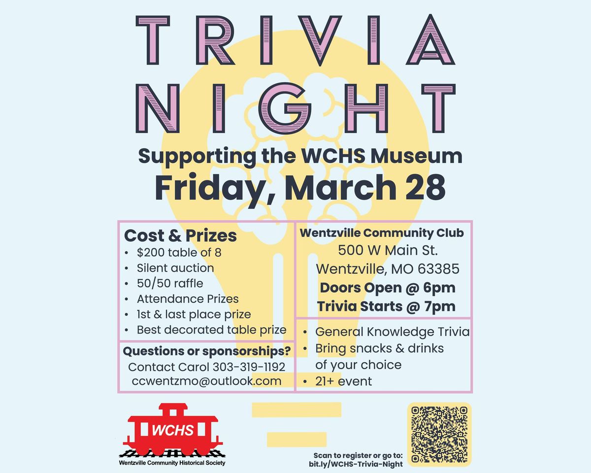 Wentzville Community Historical Society Trivia Night