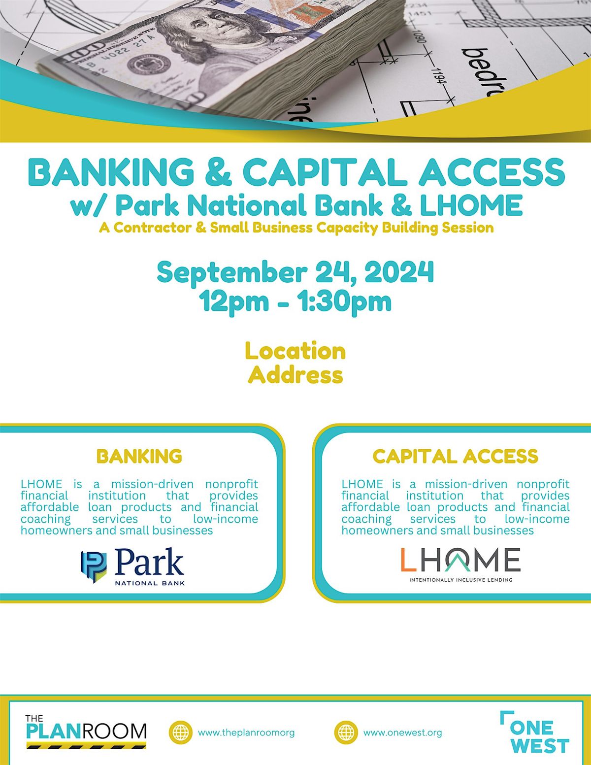 BANKING & CAPTIAL ACCESS w\/ Park National Bank & LHOME