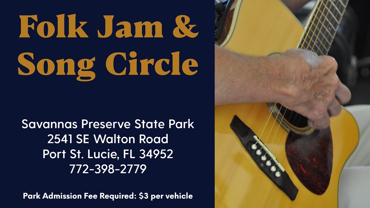 Folk Jam and Song Circle, Savannas Preserve State Park Environmental