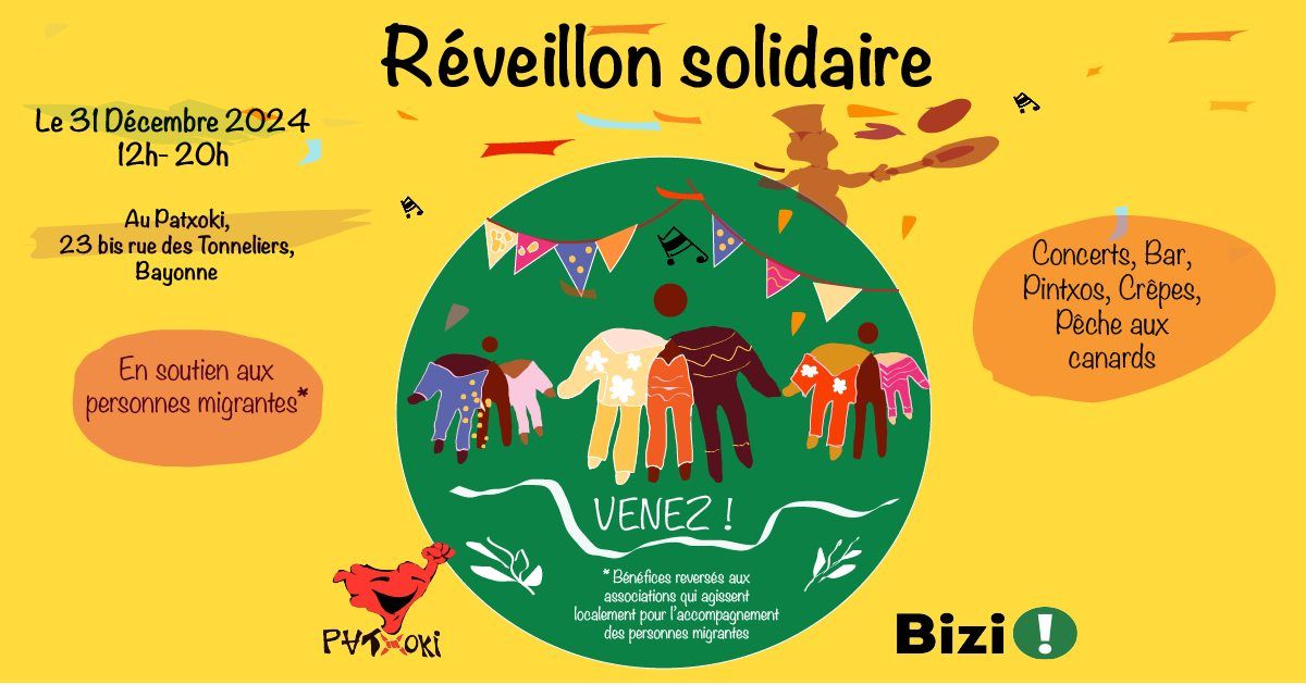 R\u00e9veillon solidaire -  2024\/12\/31 - Urtats Solidarioa