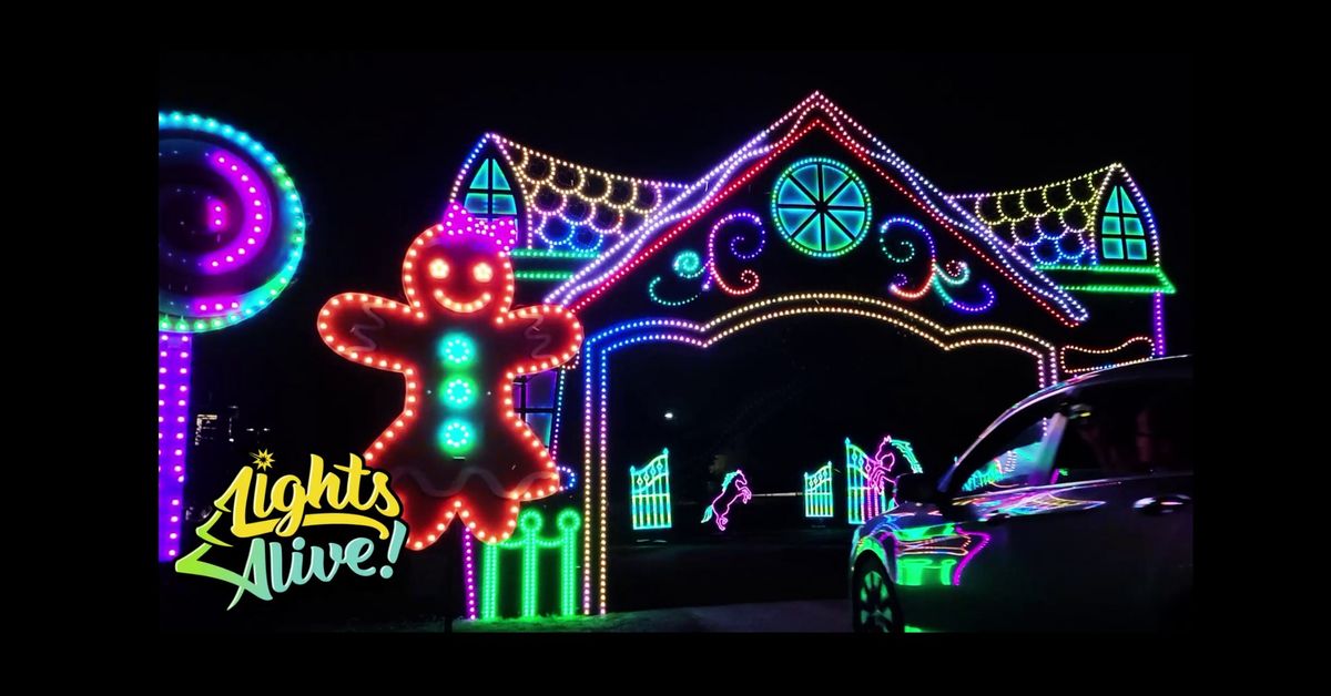 Lights Alive Drive-Thru Christmas Lights + Winter Wonderland Park & Play Festival