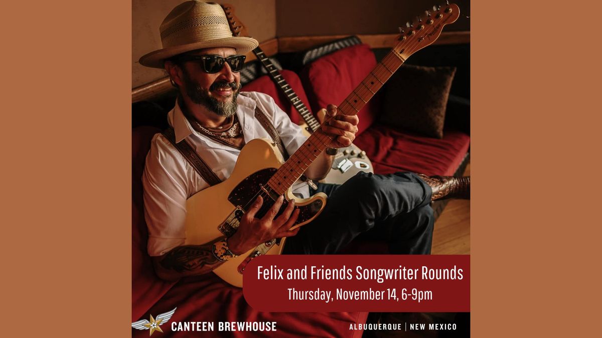 Felix and Friends Songwriter Rounds live at the Brewhouse