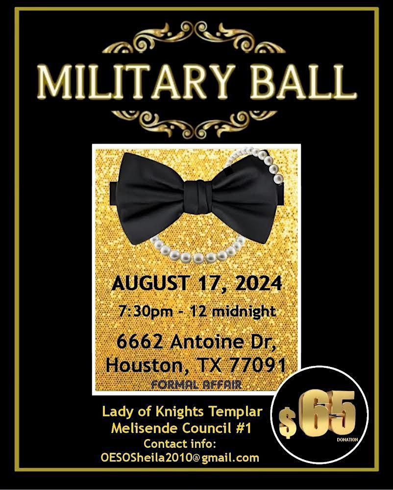 Ladies of Knights of Templar - Melisende Council 1 - Military Ball
