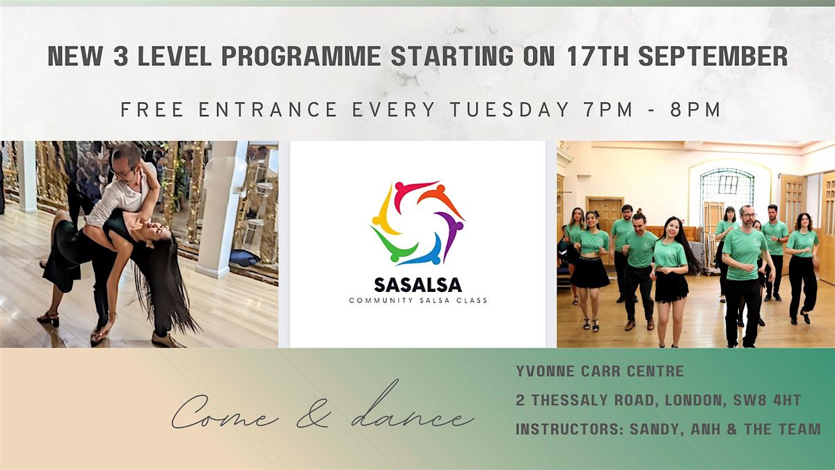 Free Community Salsa Classes - Battersea and Nine Elms events