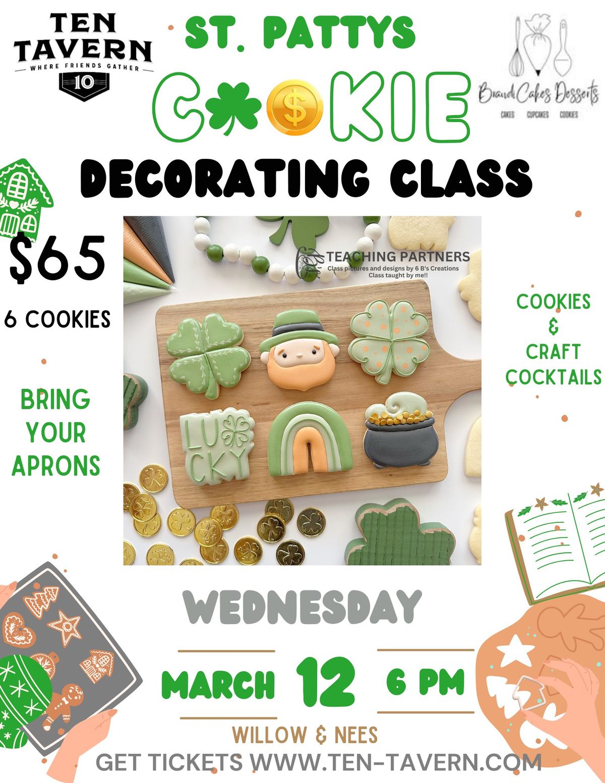 St. Patty's Day Cookie Decorating