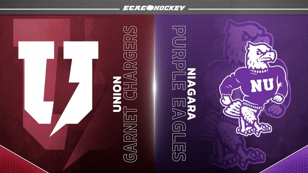 Niagara Purple Eagles at Union College Garnet Chargers Mens Hockey at M and T Bank Center Schenectady