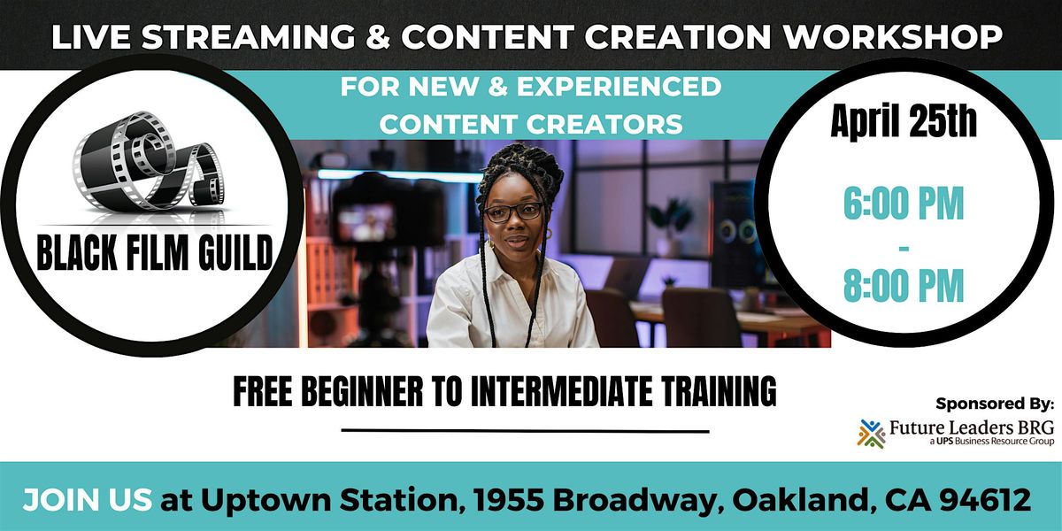 Live Streaming and Content Creation Workshop