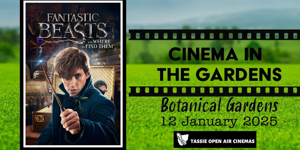 CINEMA IN THE GARDENS | FANTASTIC BEASTS AND WHERE TO FIND THEM (M) (2016) | Sun 12 Jan 2025 | 9pm