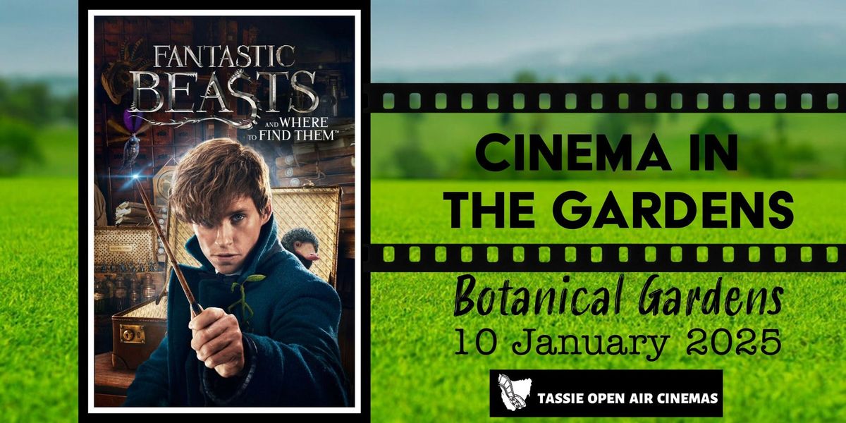 CINEMA IN THE GARDENS | FANTASTIC BEASTS AND WHERE TO FIND THEM (M) (2016) | Fri 10 Jan 2025 | 9pm