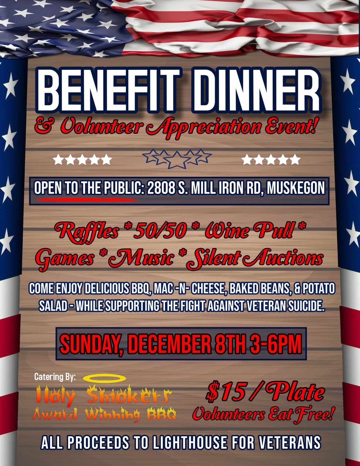 Benefit Dinner & Volunteer Appreciation Event 