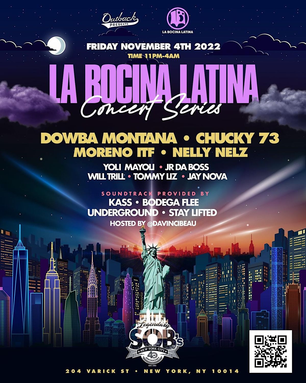 La Bocina Latina Concert Series, Sound Of Brazil, New York, 4 November