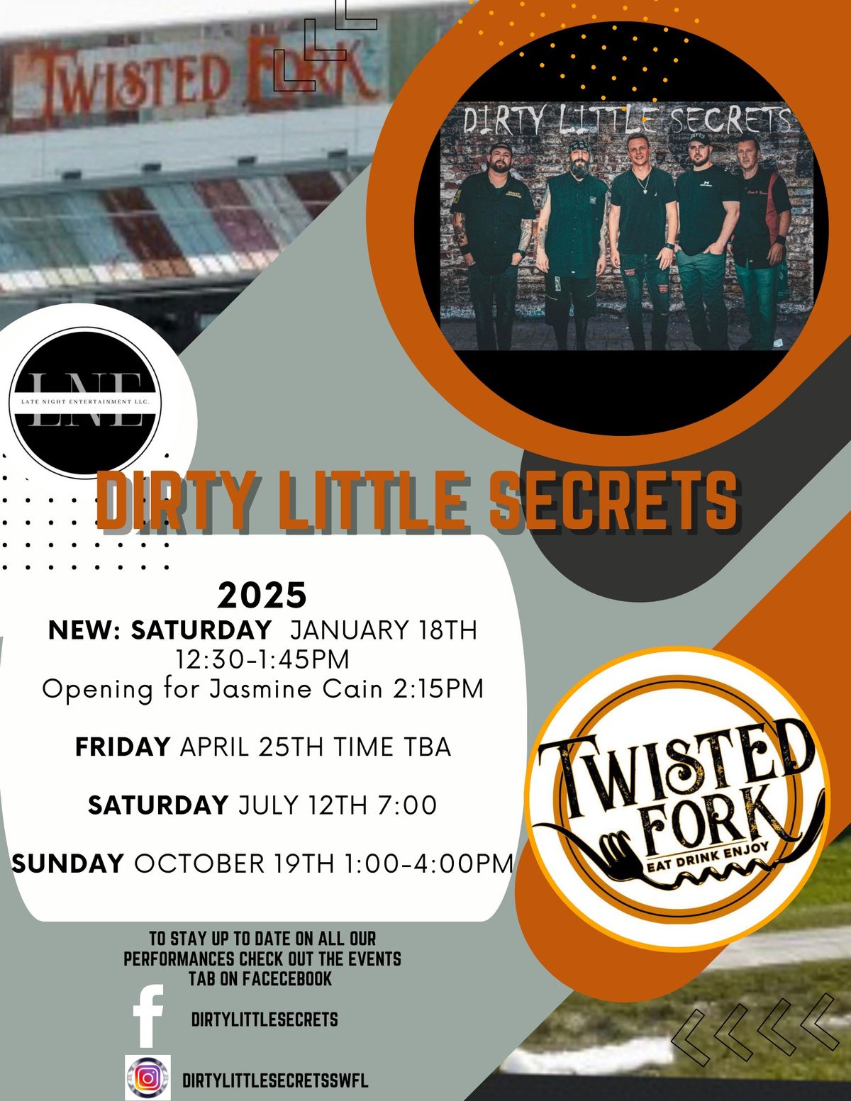 Dirty Little Secrets @ Twisted Fork\ud83c\udf74