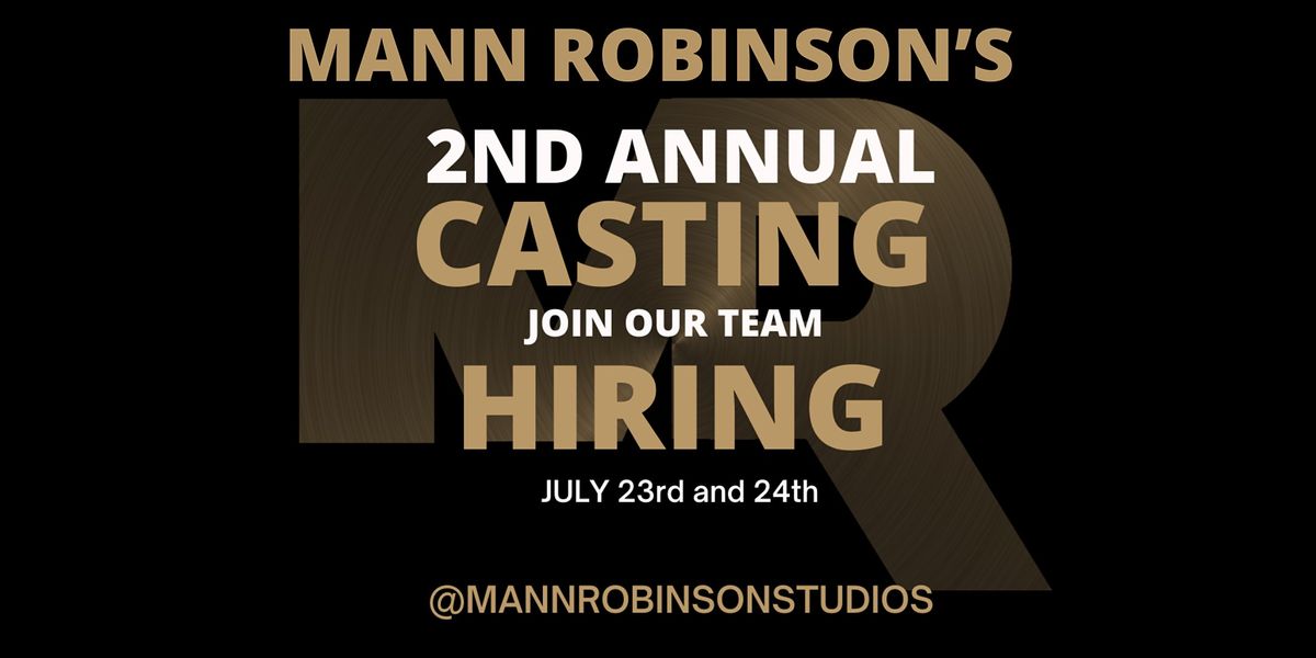 Mann Robinson Studios Hiring Expo