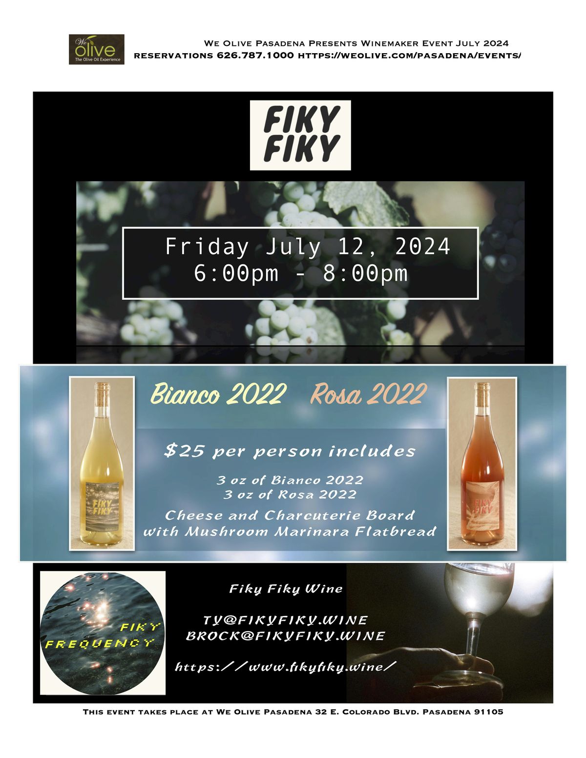 Meet the Winemaker - Fiky Fiky!