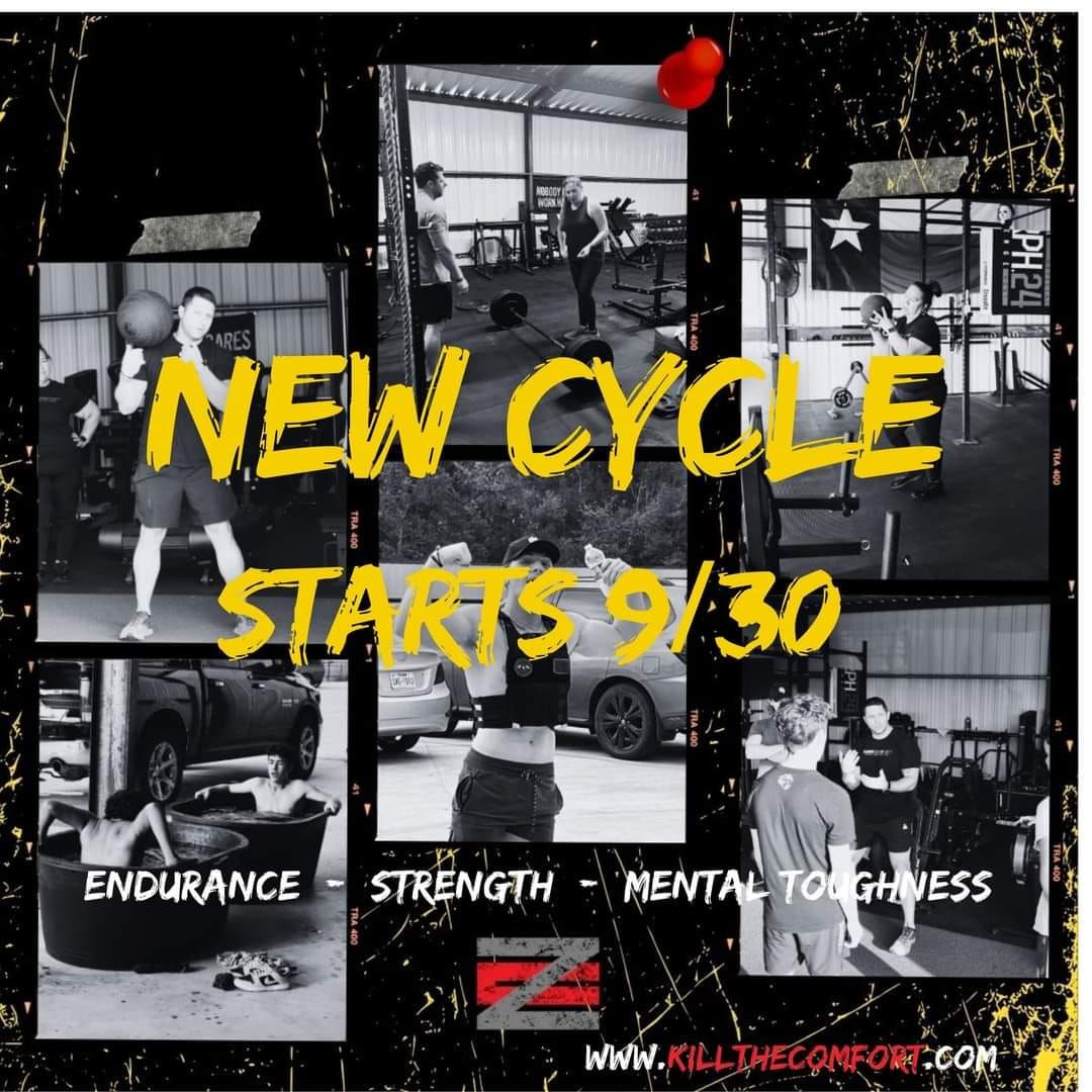 Zero Comfort Fitness - New Cycle Start