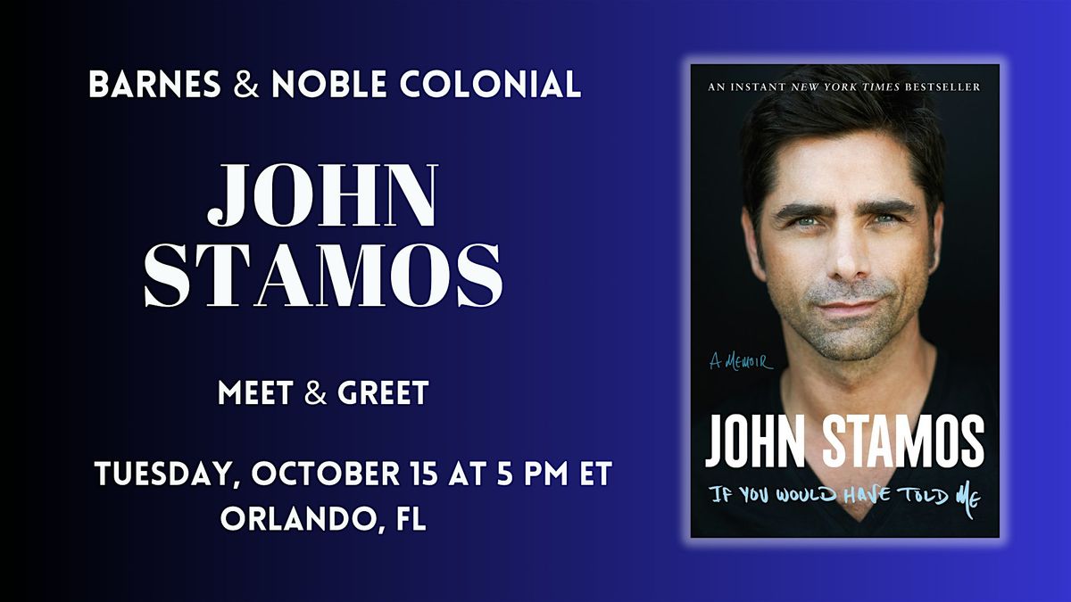 John Stamos  celebrates If You Would  Have Told Me at B&N Colonial!