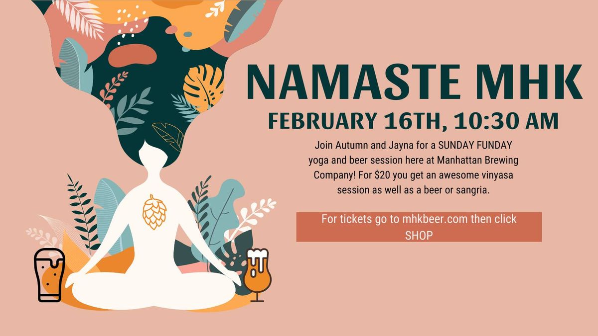 SUNDAY FUNDAY Yoga at the Brewery - February 16th