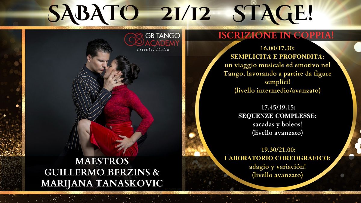 STAGE TEMATICO! GB TANGO ACADEMY