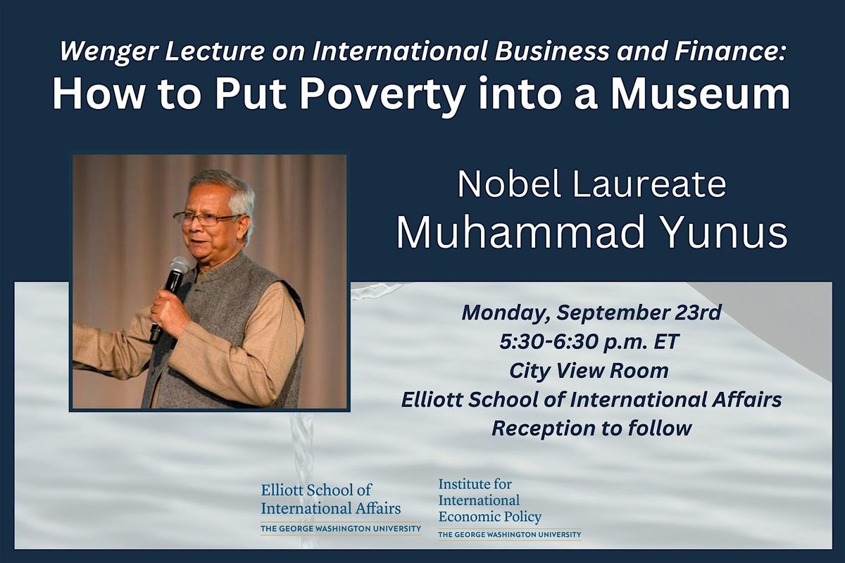 How to Put Poverty into a Museum ft. Nobel Laureate Muhammad Yunus