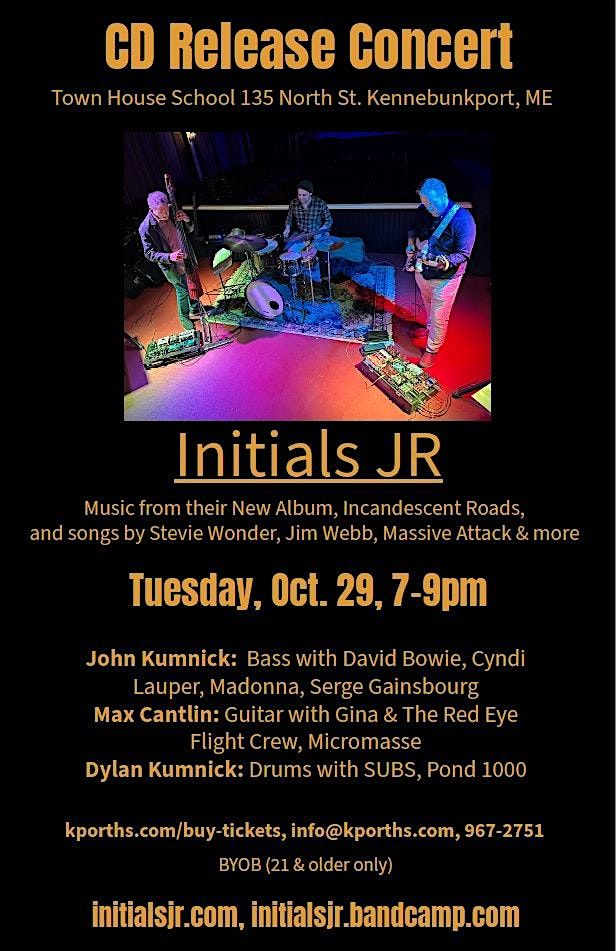 Initials JR: CD Release Concert