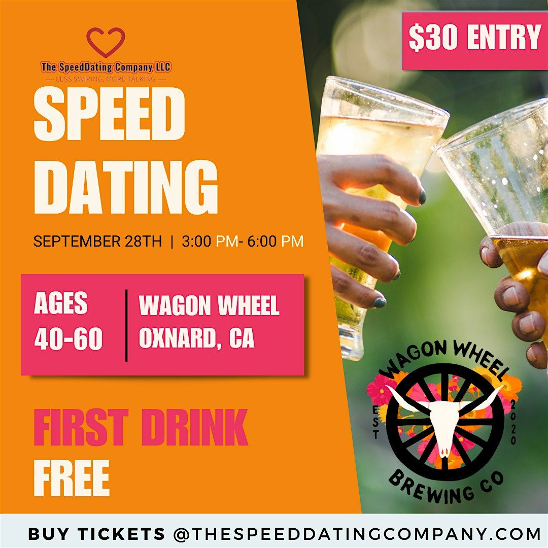 SPEED DATING | 40-60, FIRST DRINK FREE!