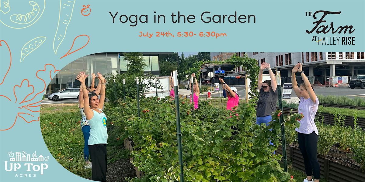 Yoga, Sensory Meditation & Garden Walk