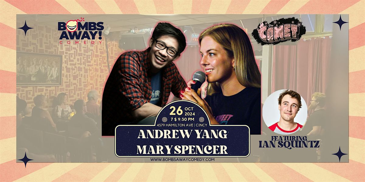 Comedy At The Comet | ANDREW YANG & MARY SPENCER