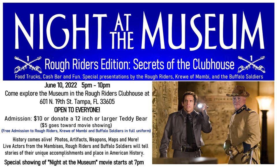 Rough Riders Social - "Night at the Museum"
