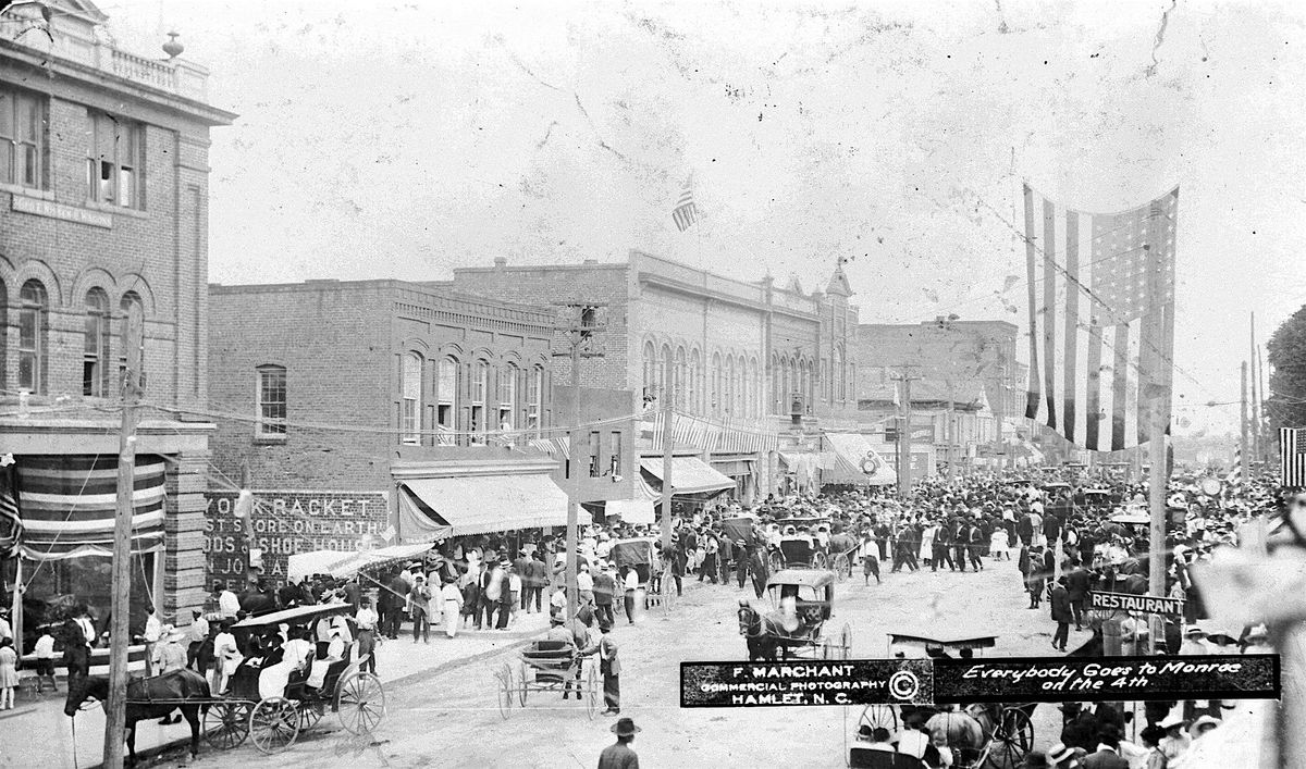 Downtown Monroe Historical Walking Tour - Hayne St and Main St.