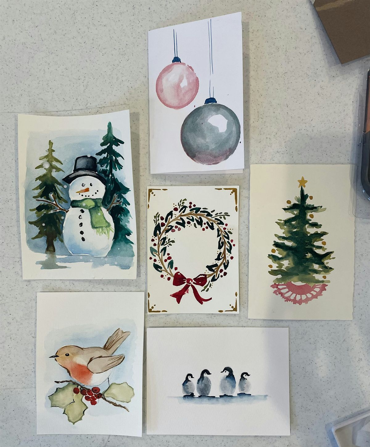 Watercolor Holiday Cards