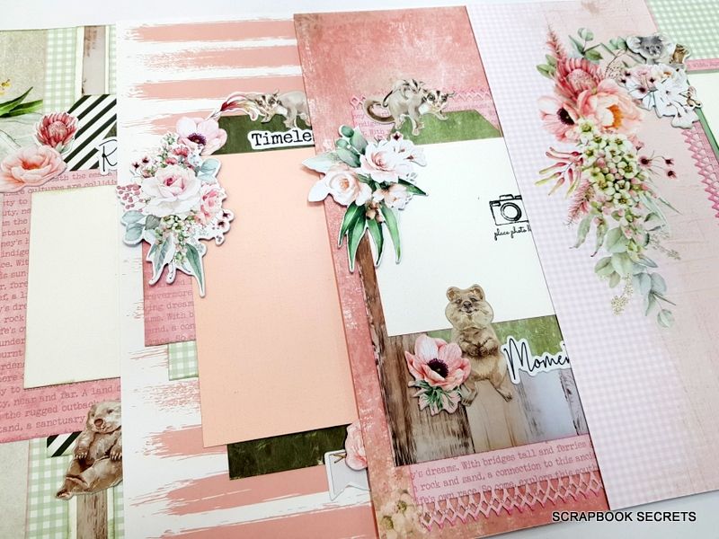 Class or Kit: Make that Page; Peonies and Proteas {Scrapbooking}