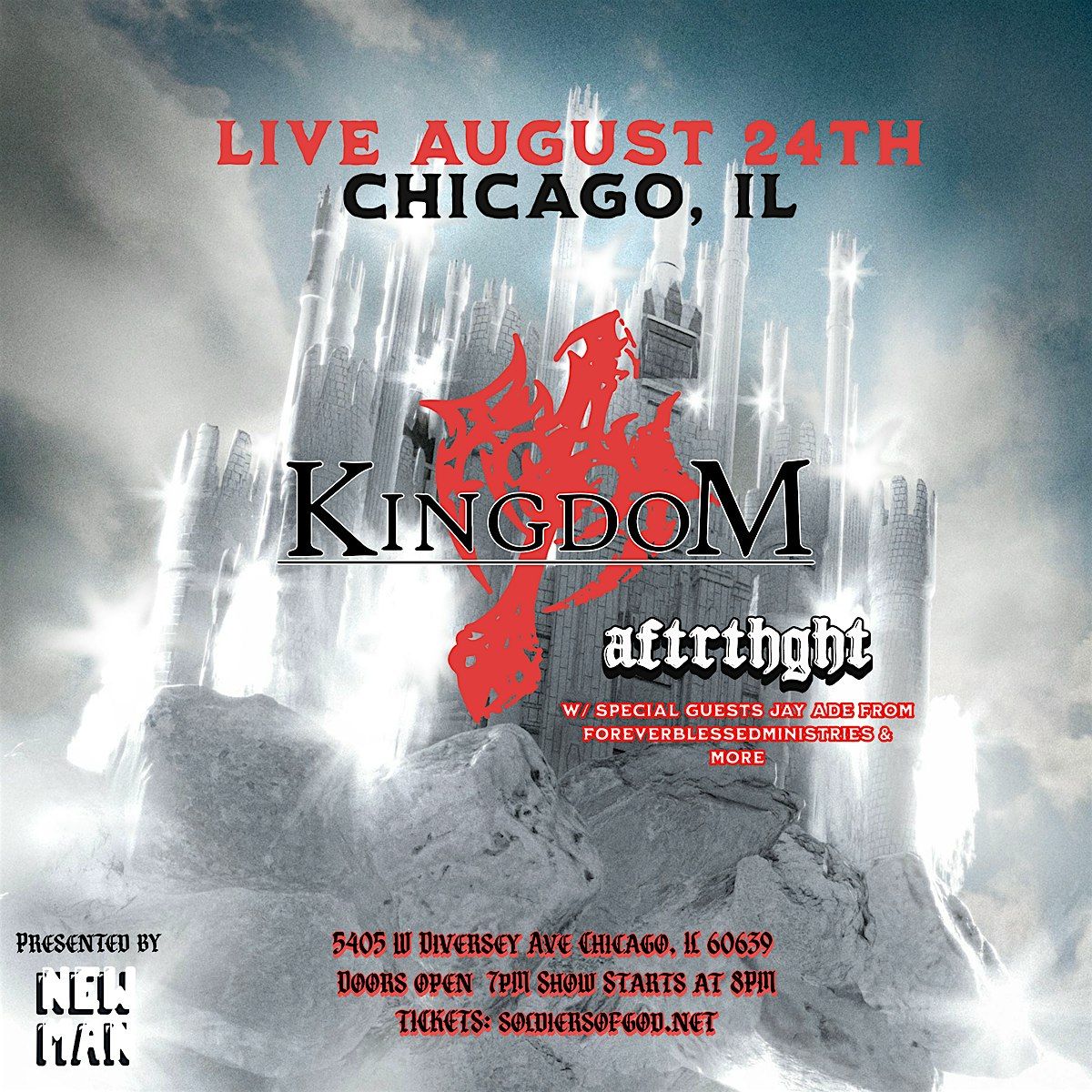 aftrthght LIVE: KINGDOM - CHICAGO (FREE TICKET ADMISSION)