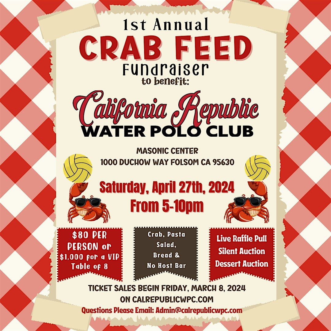 1st Annual Crab Feed Auction Fundraiser