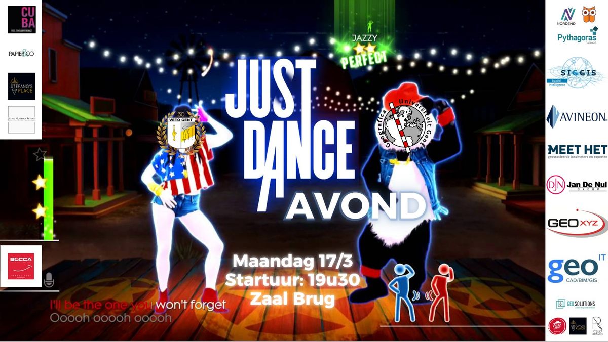 JUST DANCE-avond