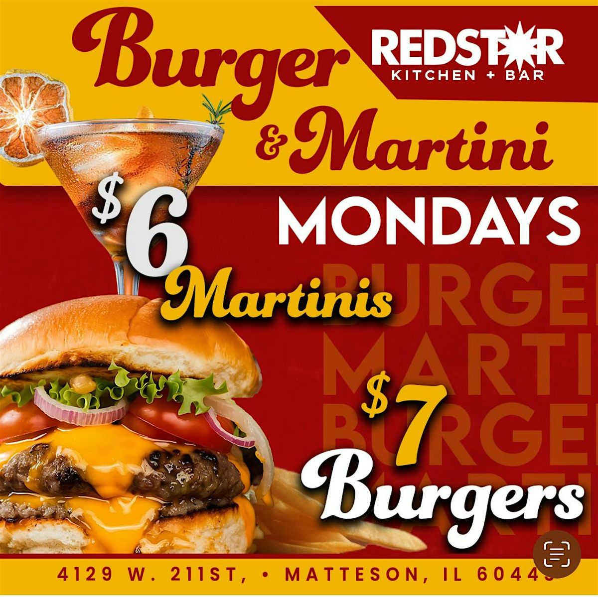 $7 Burgers and $6 Martinis